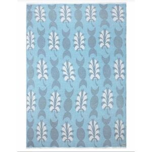 SAND CLOUD COBALT GAUZE WEAVE BEACH TOWEL IN LARGE
